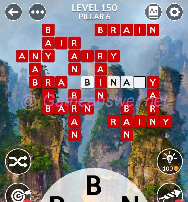 wordscapes puzzle 150