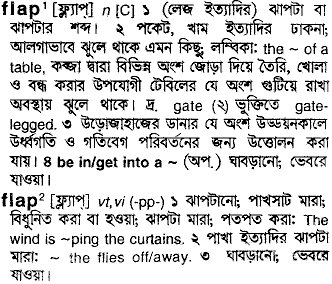 flak meaning in bengali