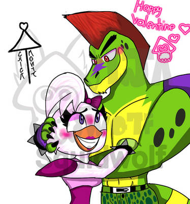 glamrock chica x monty