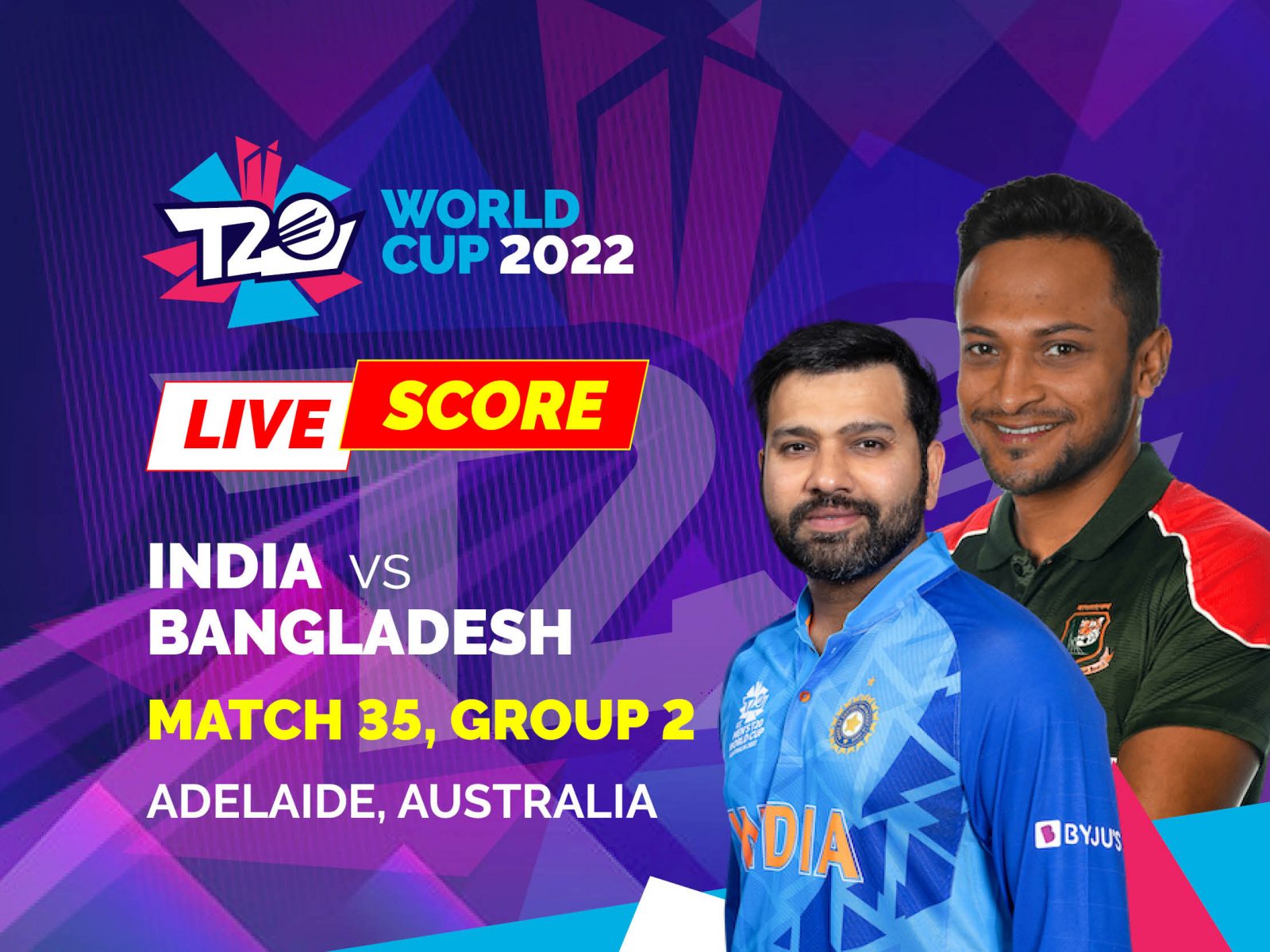 ind vs bangla live score