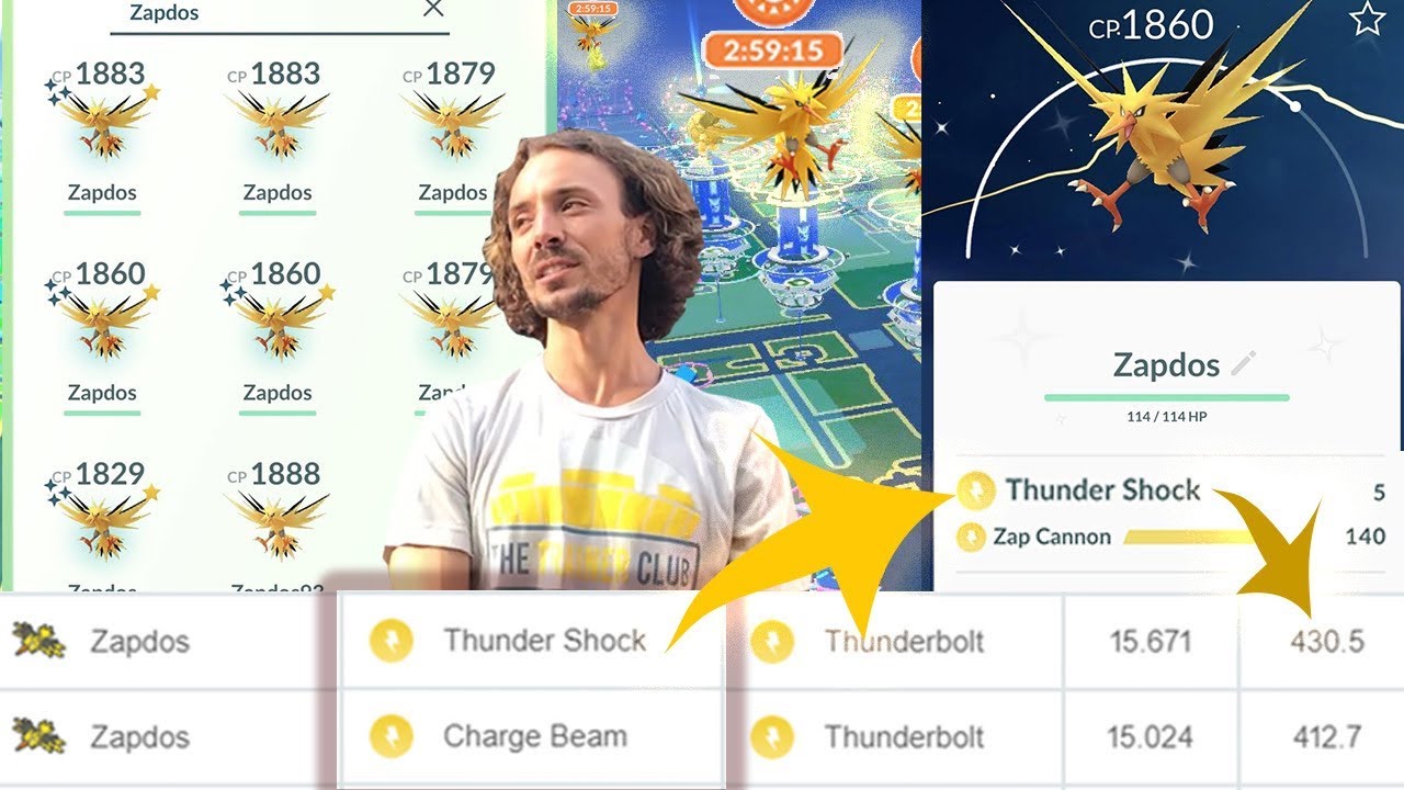 zapdos best moveset