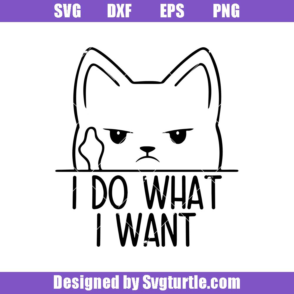 funny cat svg