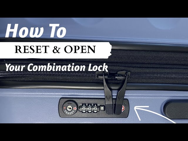 antler luggage lock instructions