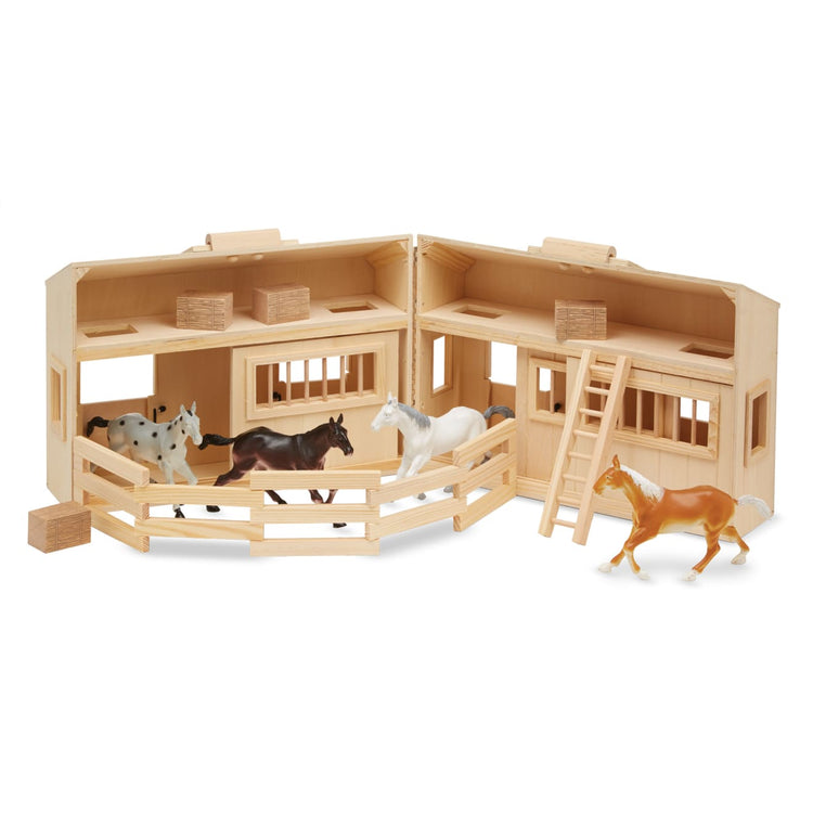 melissa and doug horse stable