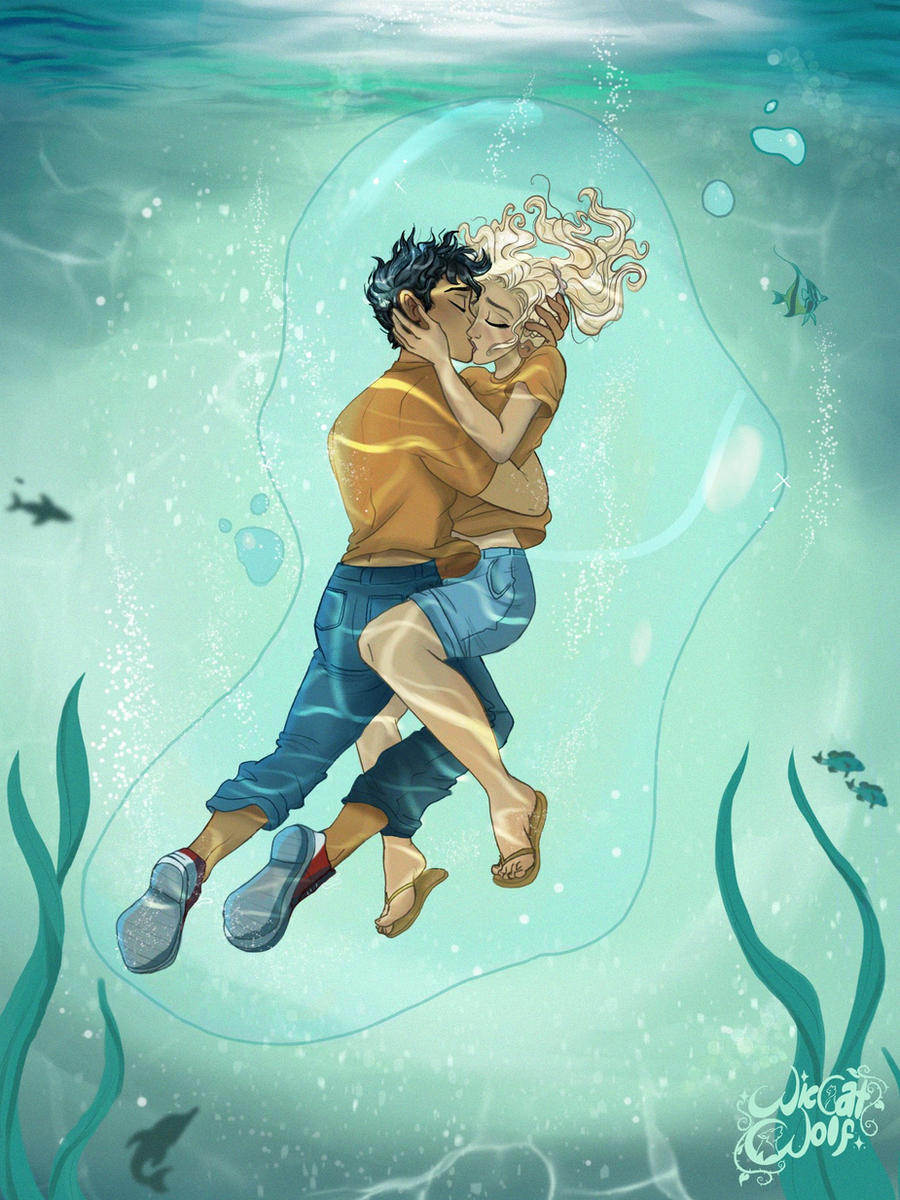 percy jackson underwater kiss