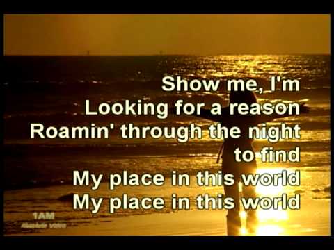 my place in this world lyrics