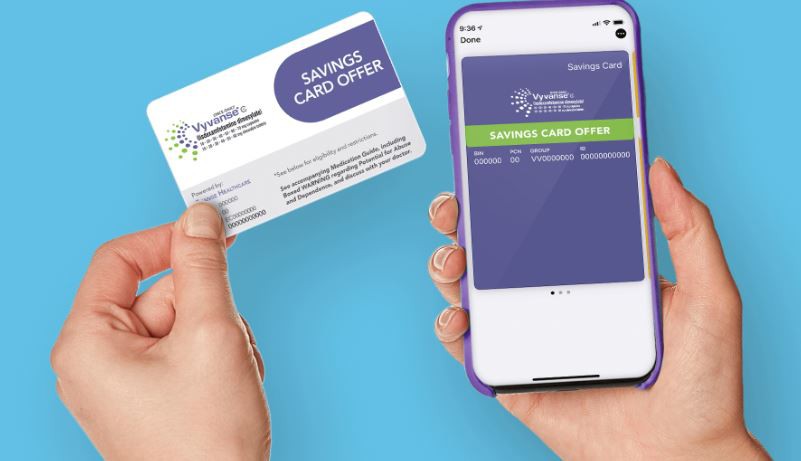 vyvanse savings card pay no more than $15