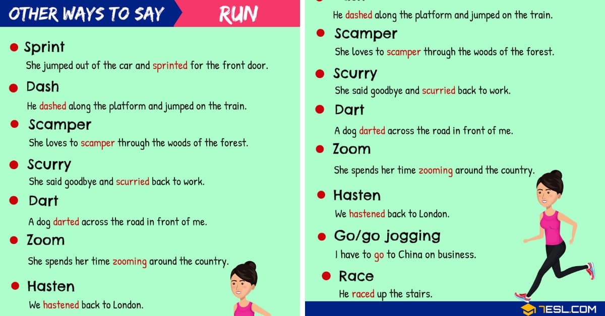 synonym for run