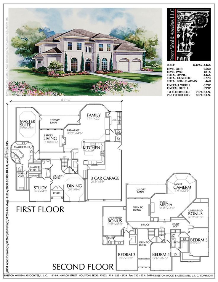 two story home floor plans