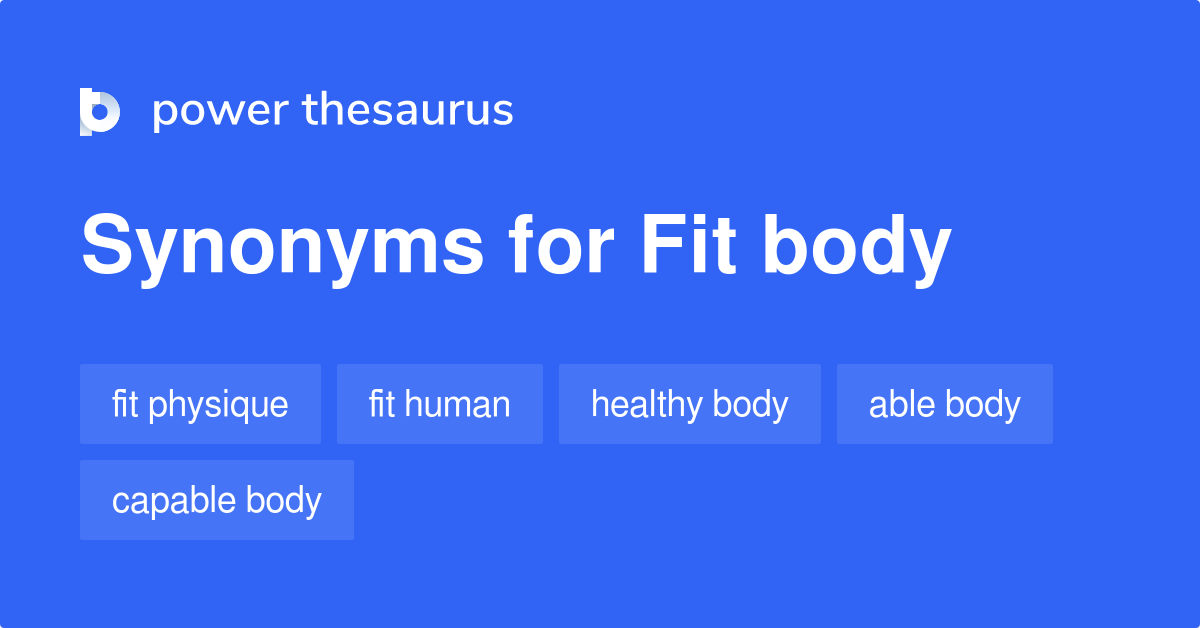 synonyms of fit