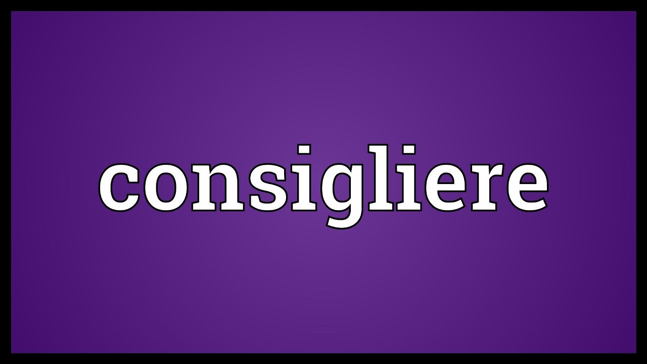 consigliere meaning in hindi