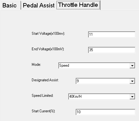 bafang throttle settings