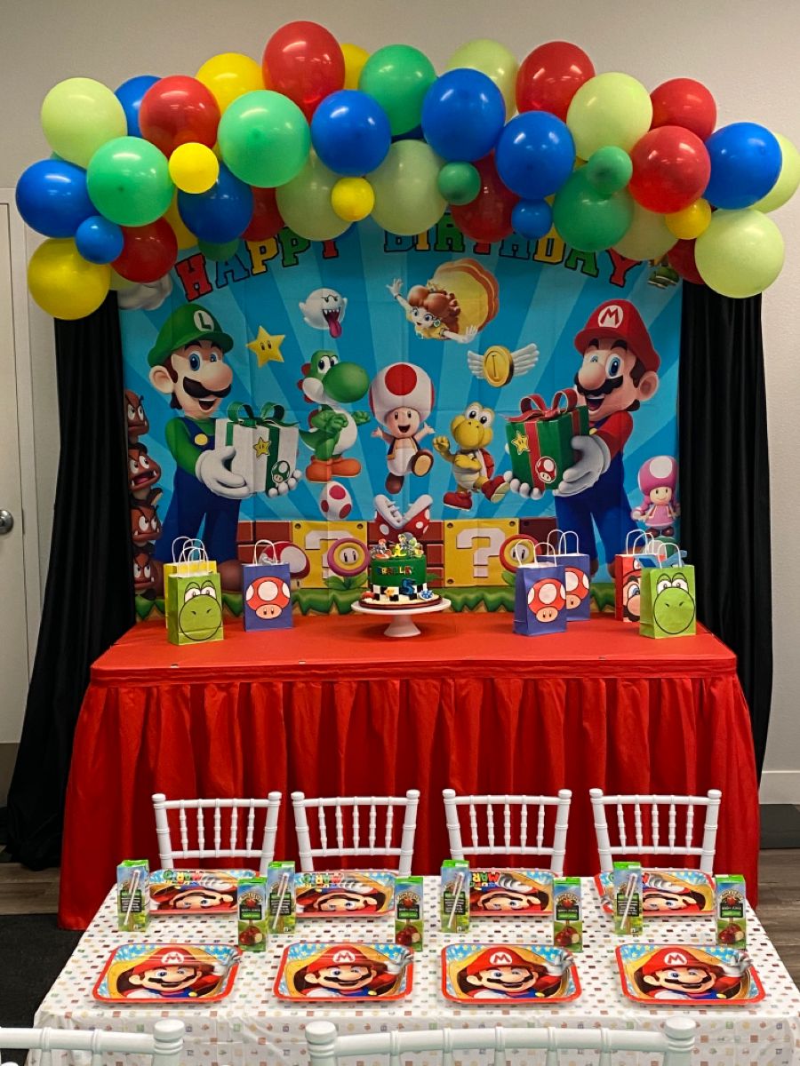 mario bros party supplies