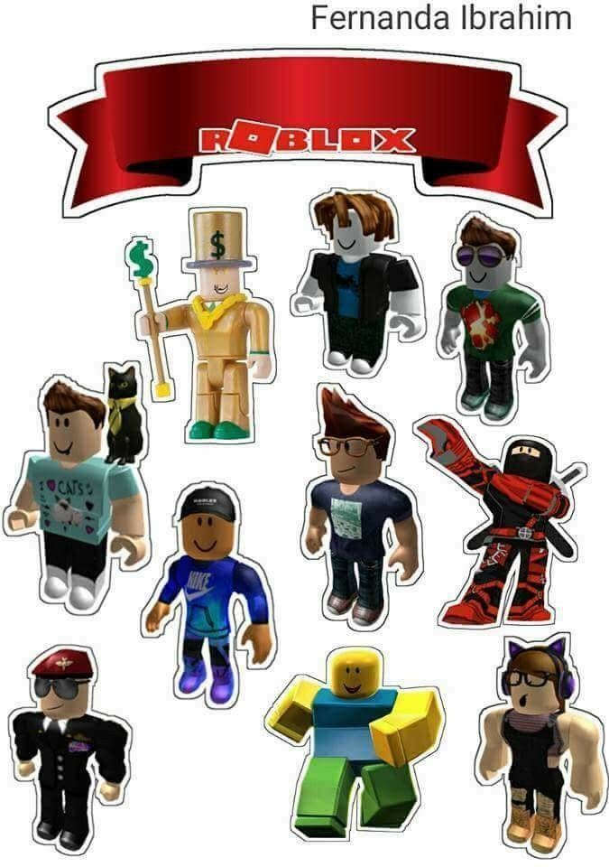 personajes de roblox para imprimir