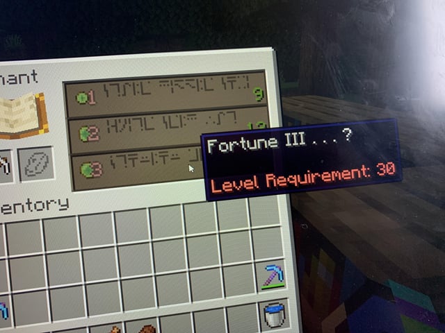 minecraft best level for fortune 3