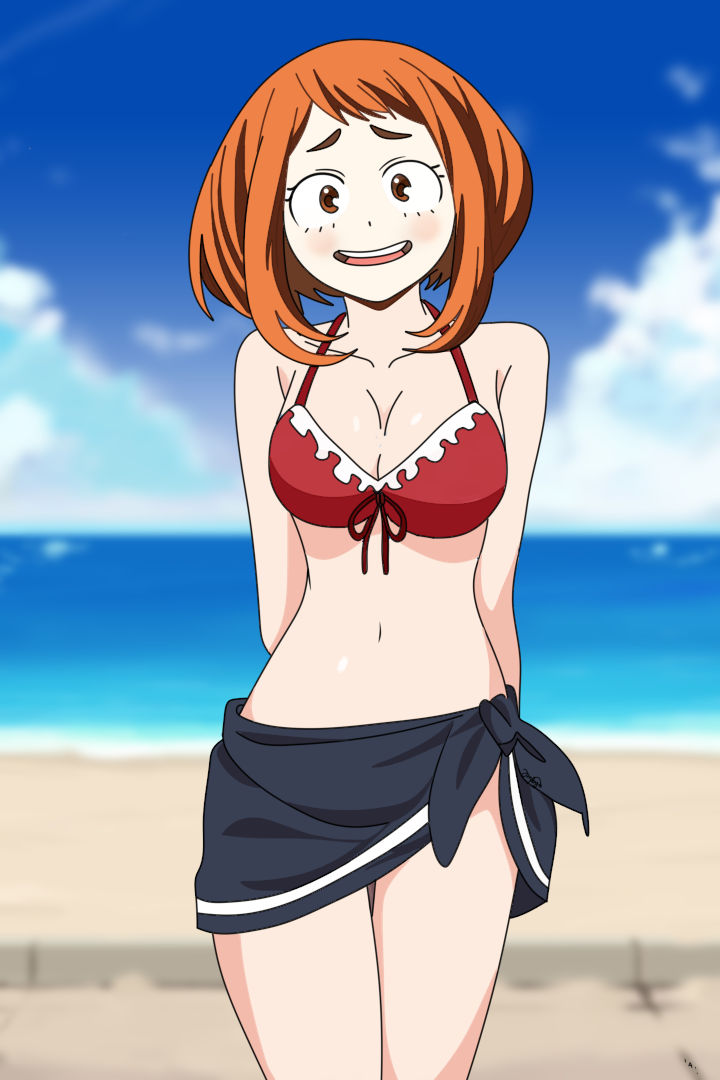 ochaco uraraka swimsuit