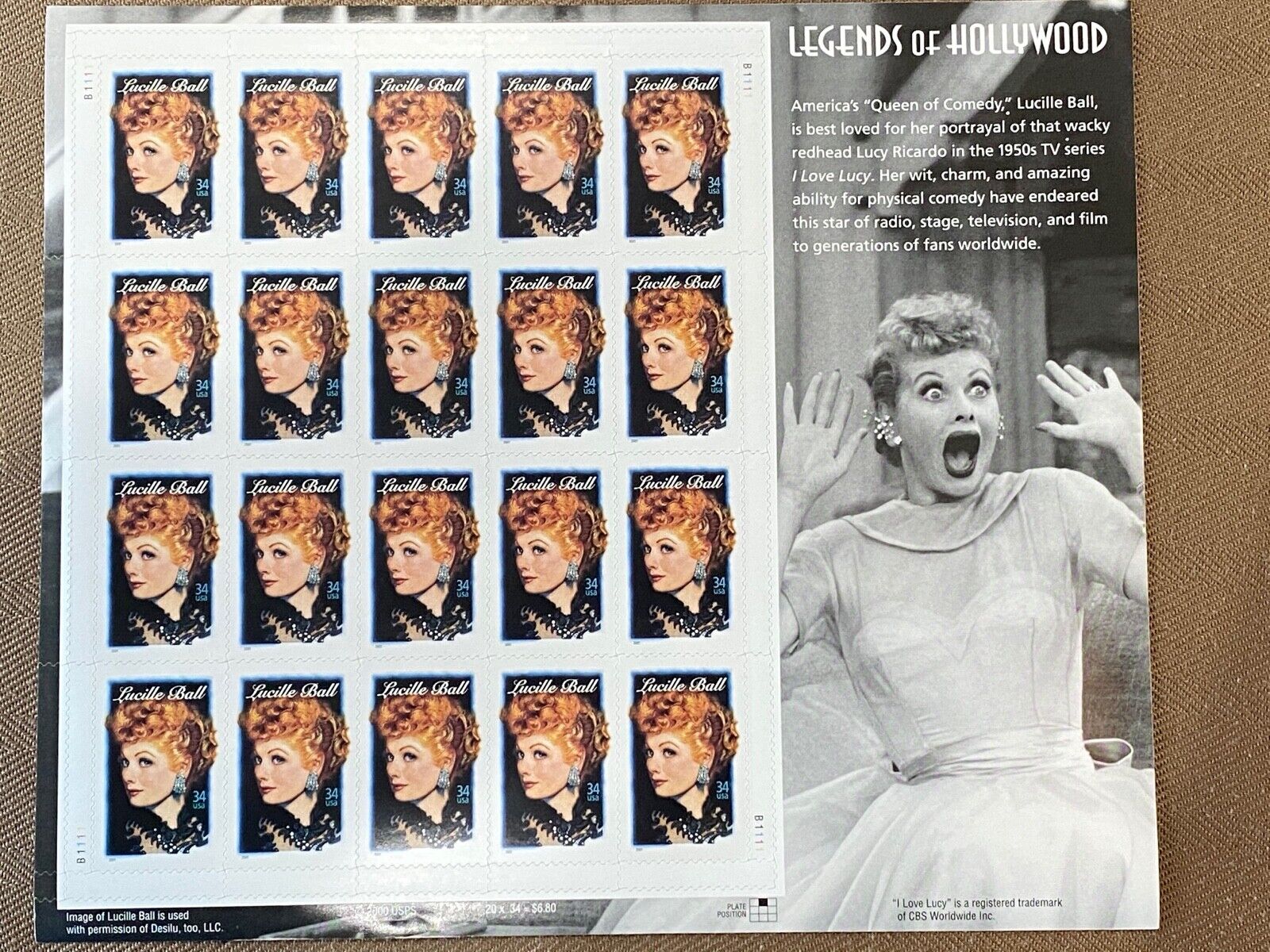 lucille ball stamps