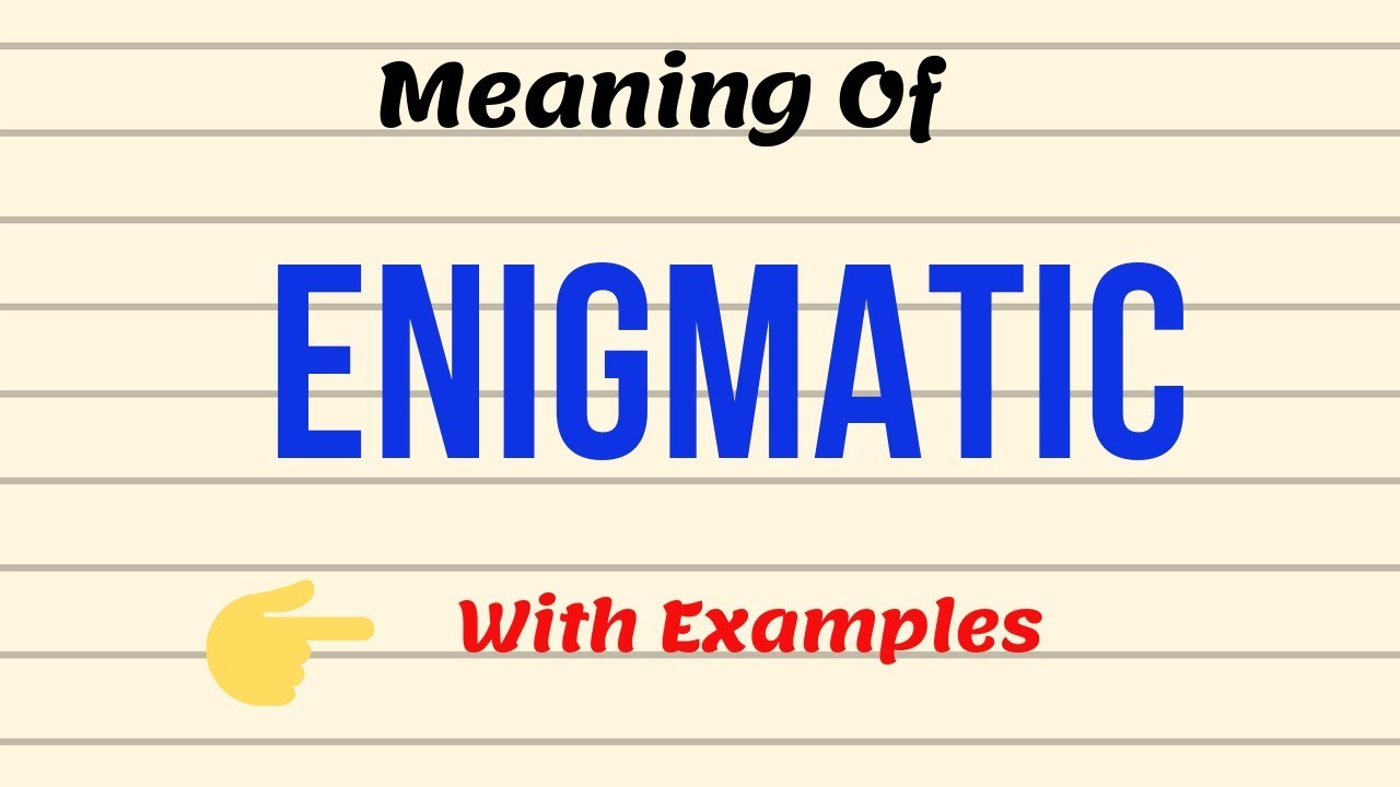 enigmatic meaning in telugu