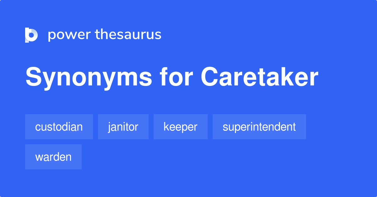 thesaurus caretaker