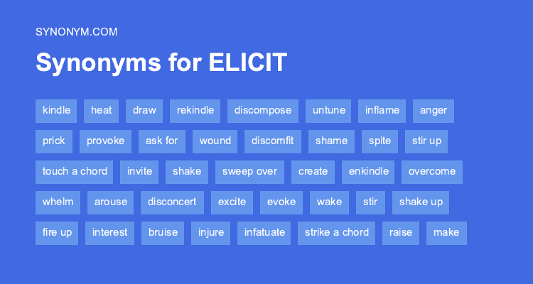 elicit thesaurus