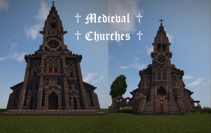 minecraft medieval church