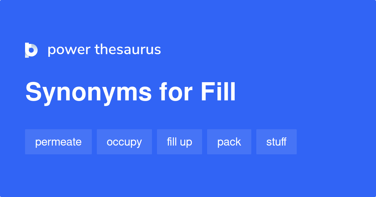 fill synonym