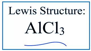 lewis dot structure for alcl3