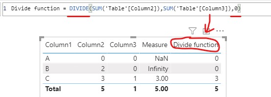 nan power bi