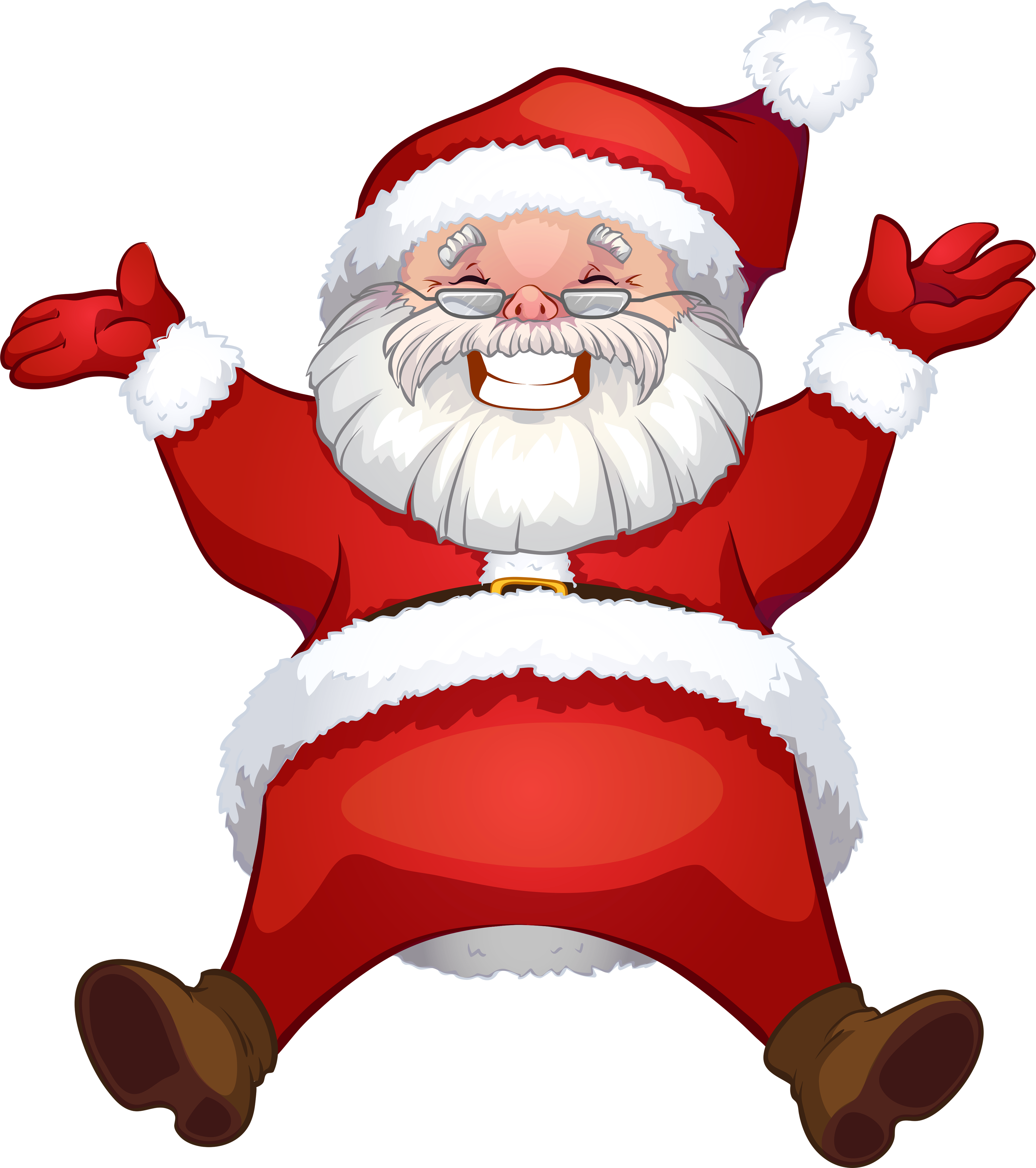 santa claus no background