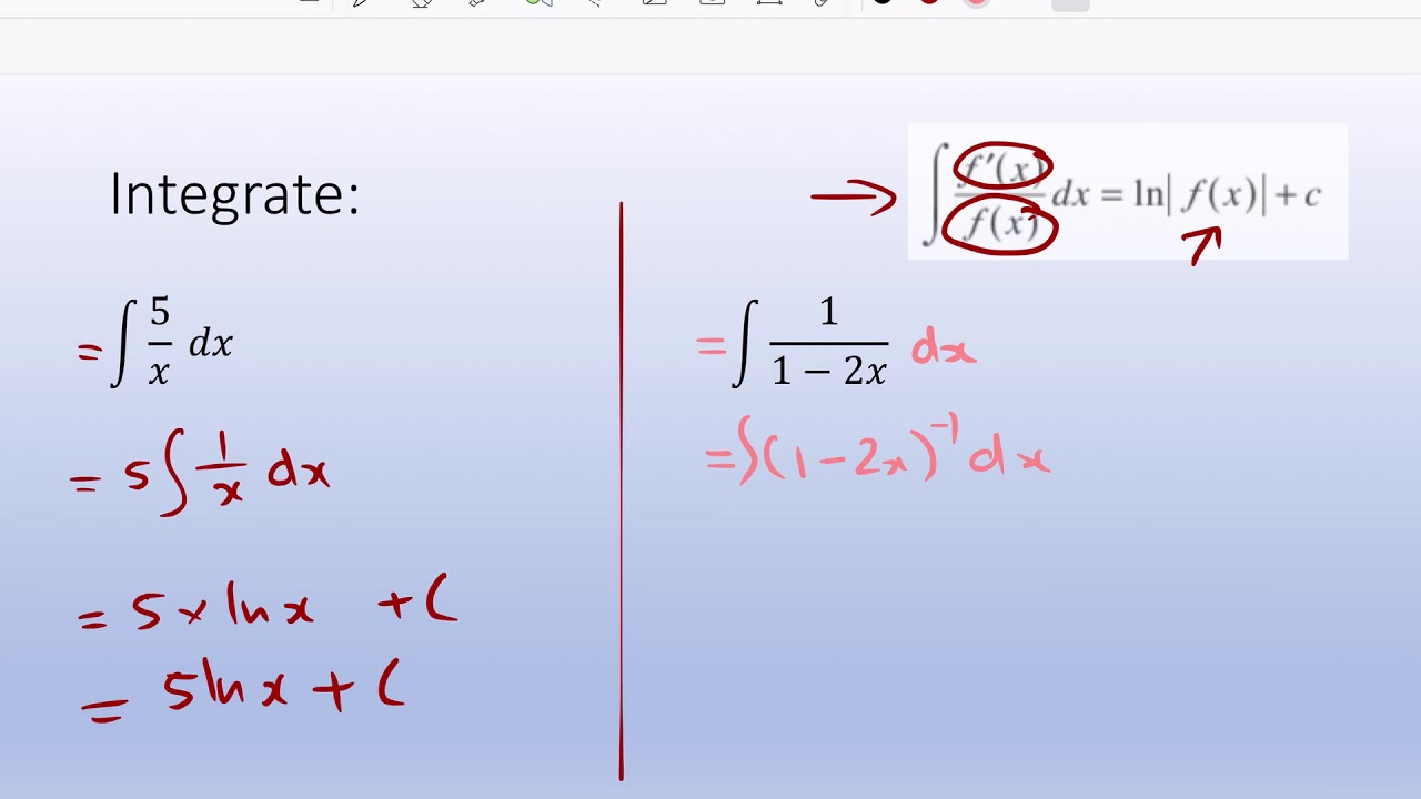 integration by reciprocal substitution