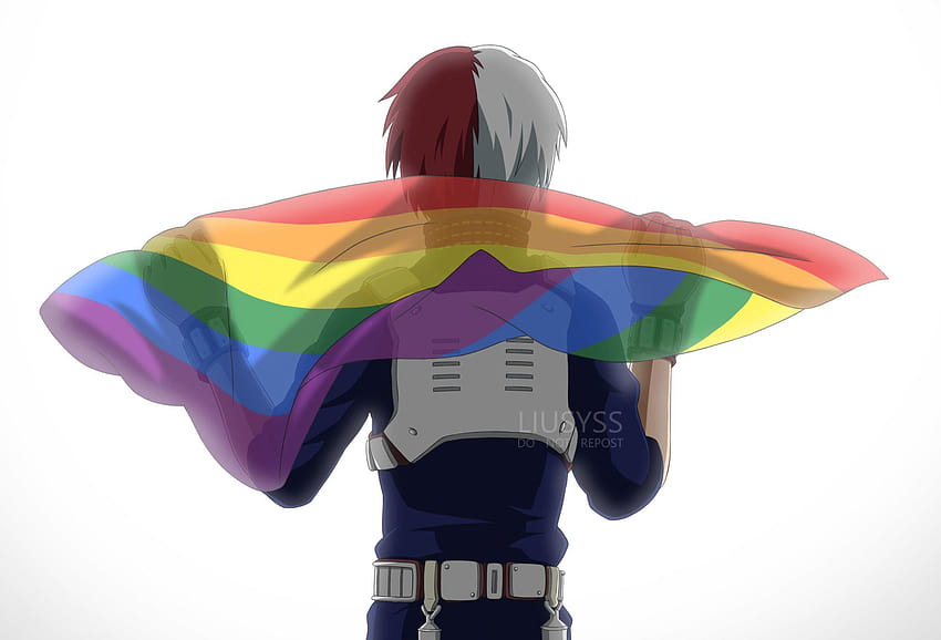 bandera lgbt anime