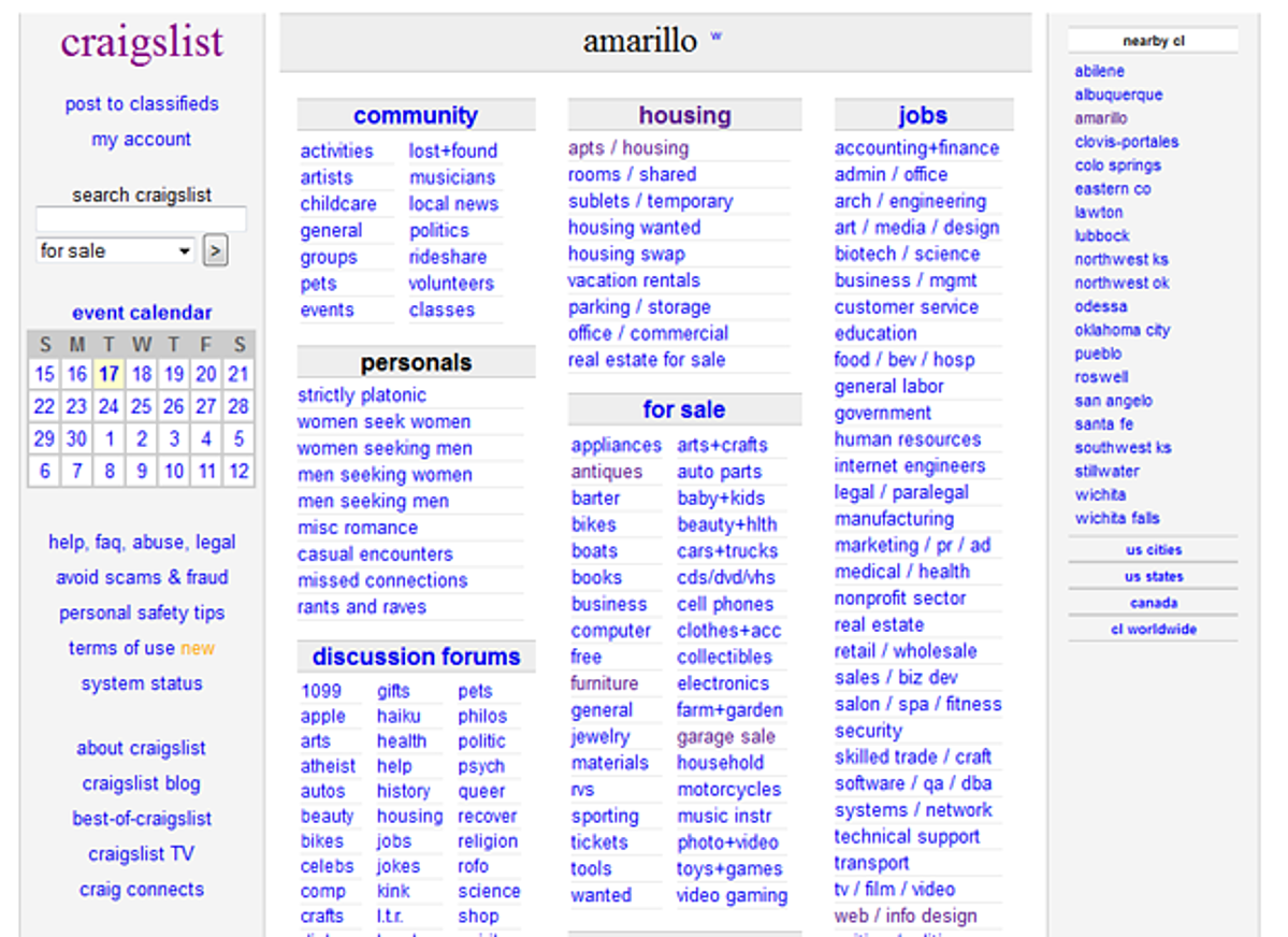 craigslist amarillo tx