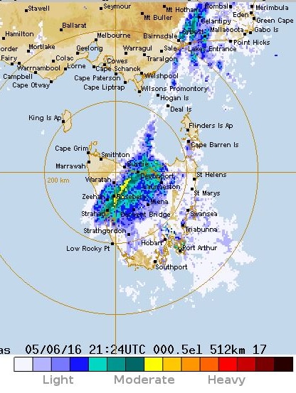 bom tasmania weather