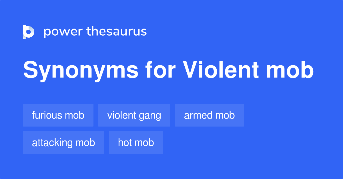 mob thesaurus