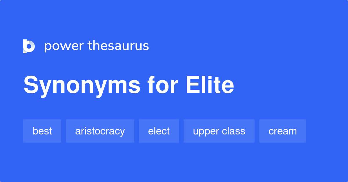 elite synonym