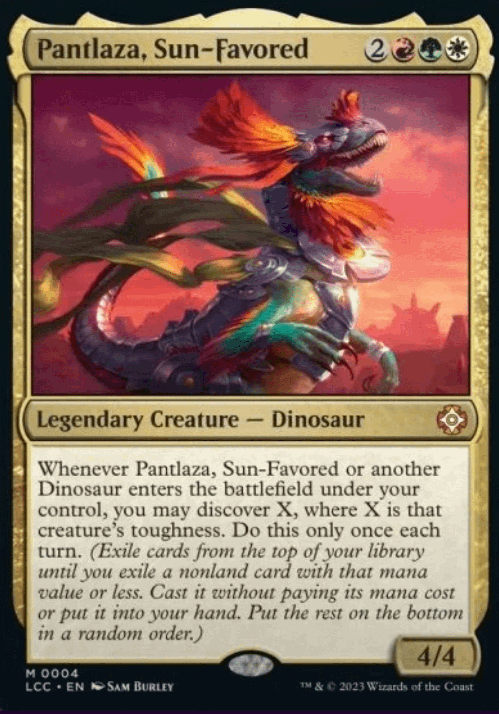 mtg dinosaur commander