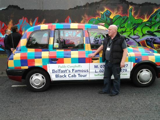 black cab tours belfast paddy