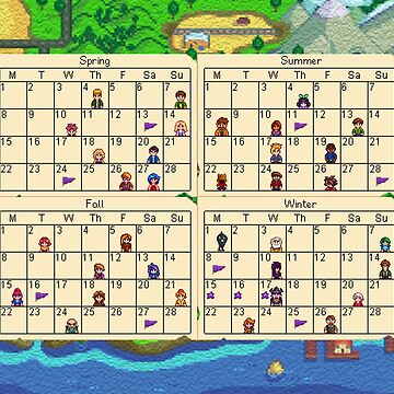 calendar stardew valley