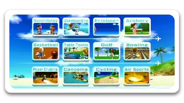 wii sports and sports resort