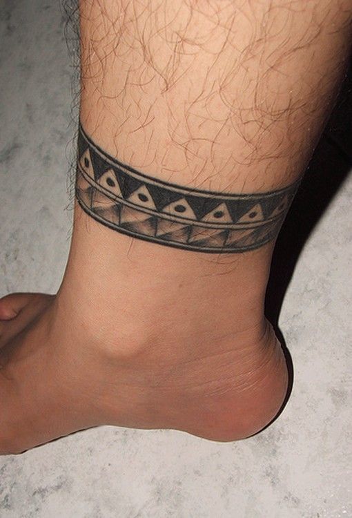 ankle tattoos guys