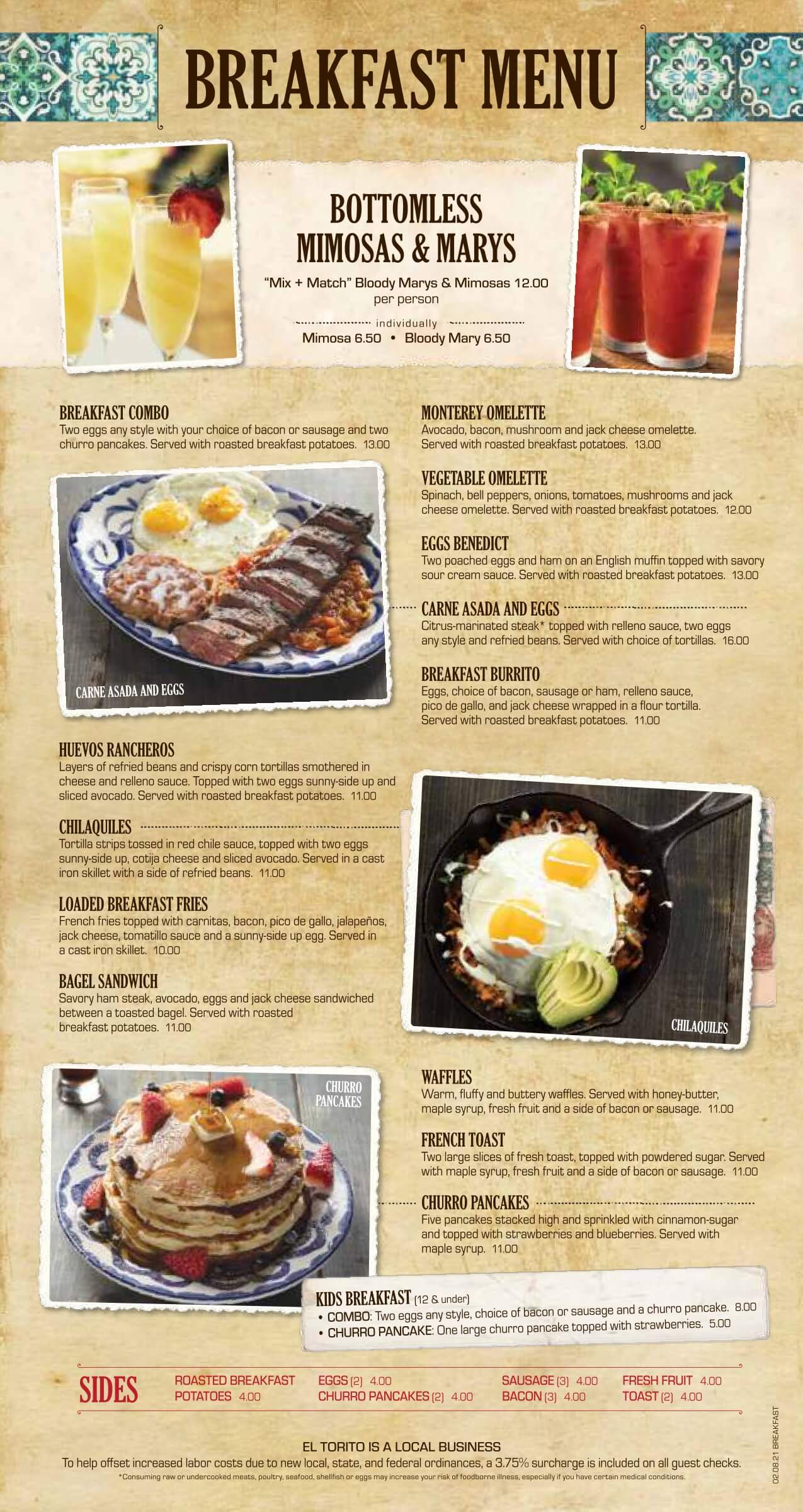 el torito yorba linda menu