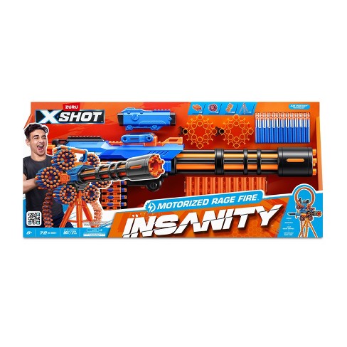 x-shot insanity motorized rage fire