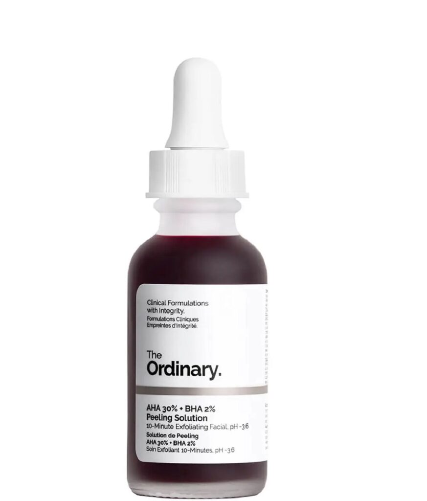 the ordinary aha bha peeling solution review