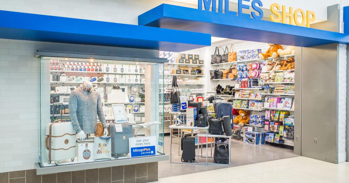 united airlines mileage store