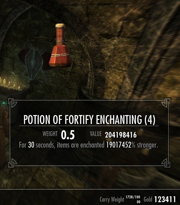 potion of fortify restoration