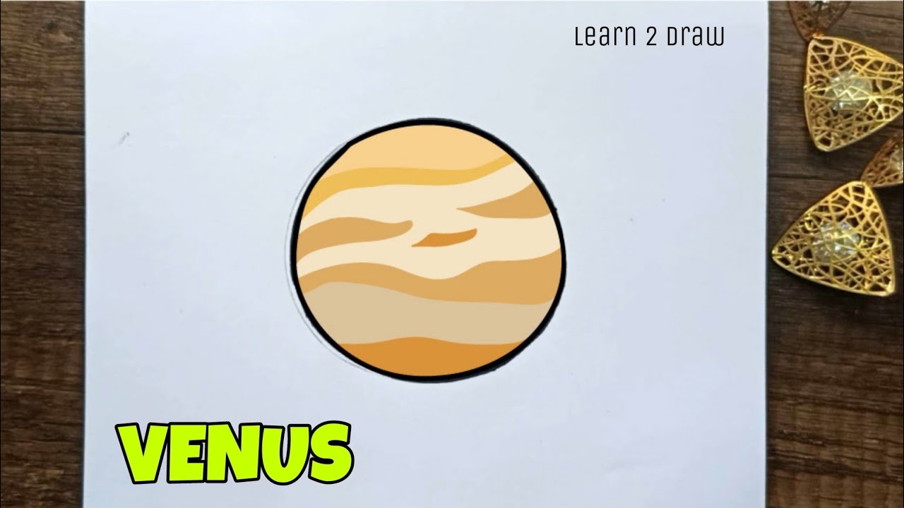 planet venus drawing