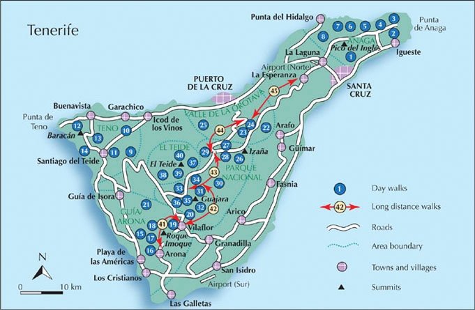 tenerife bus map pdf