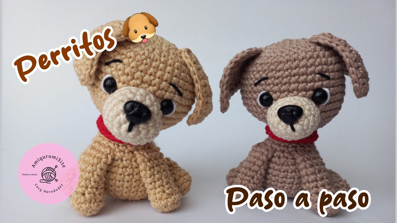 perro amigurumi