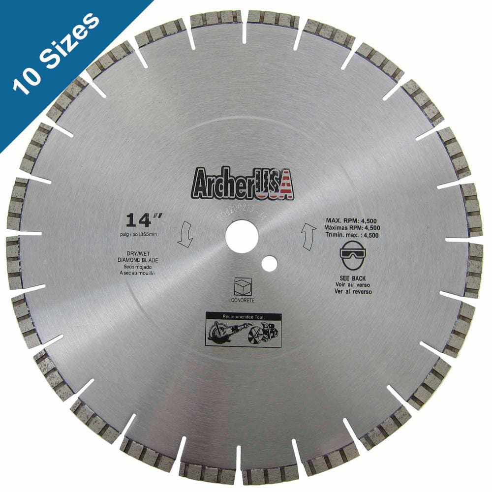 14 concrete saw blade