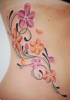 frangipani tattoo designs